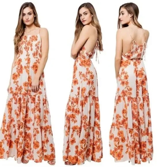Free People Garden Party Maxi Dress Size Small - Picture 1 of 8